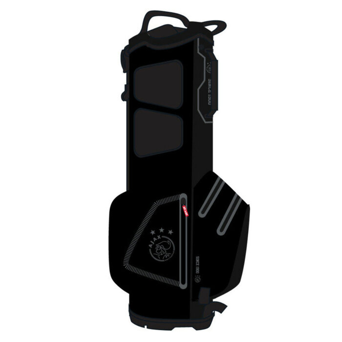 FastFold Ajax Raindry Standbag - Zwart Rood