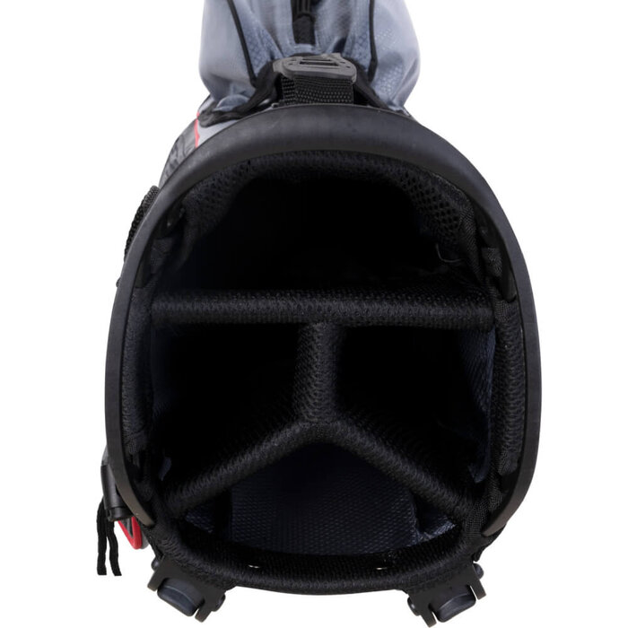 FastFold PSV 6 Inch Standbag - Zwart Rood