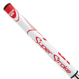 SuperStroke SuperStroke Zenergy Tour 1.0 Putter Grip - White Red SuperStroke SuperStroke Zenergy Tour 1.0 Putter Grip - White Red