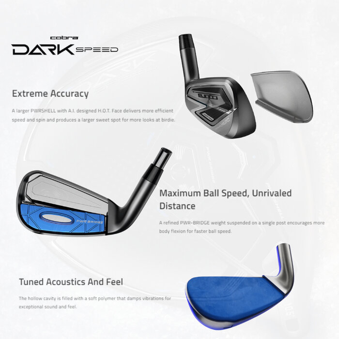 Cobra Cobra Darkspeed Ladies Irons 6-SW 2024 (graphite shaft)