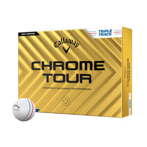 Callaway Callaway Chrome Tour Triple Track Golfballen 2024 - Wit - 12 Stuks Callaway Callaway Chrome Tour Triple Track Golfballen 2024 - Wit - 12 Stuks