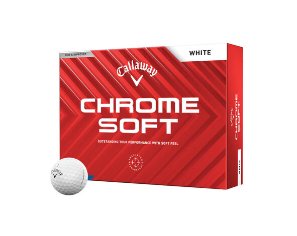 Callaway Callaway Chrome Soft Golf Balls 2024 - White - 12-Pack