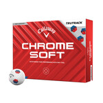 Callaway Chrome Soft TruTrack Golf Balls 2024 - White - 12-Pack