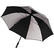 Callaway Callaway UV 64 Inch Single Canopy Golfregenschirm - Schwarz Silber Weiß