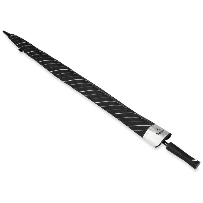 Callaway Callaway UV 64 Inch Single Canopy Golfregenschirm - Schwarz Silber Weiß