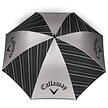 Callaway Callaway UV 64 Inch Single Canopy Golfregenschirm - Schwarz Silber Weiß