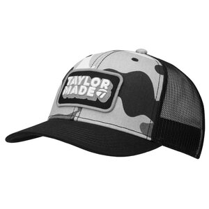TaylorMade TaylorMade Retro Trucker Golfcap 2024 - Grijs Camo TaylorMade TaylorMade Retro Trucker Golfcap 2024 - Grijs Camo