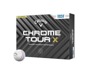 Callaway Chrome Tour X Triple Track Golf Balls 2024 - White