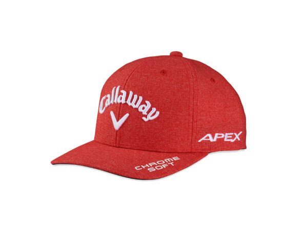 Callaway Callaway Tour Authentic Performance Pro Golf Cap - Red Heather White