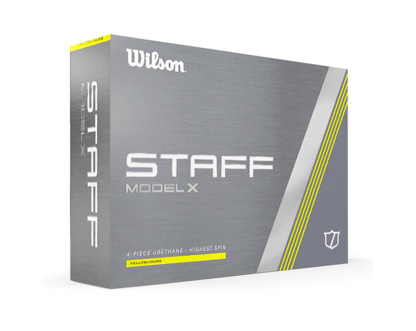 Wilson Wilson Staff Model X Golfballen 2024 - Geel - 12 Stuks