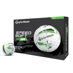 TaylorMade SpeedSoft Ink Golf Balls - Green - 12 Pack