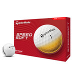 Taylormade SpeedSoft Golfbälle 2024 - Weiß - 12 Stück