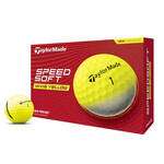 TaylorMade SpeedSoft Hi-Vis Golfballen - Geel - 12 Stuks
