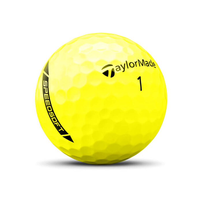 TaylorMade TaylorMade SpeedSoft Golf Balls 2024 - Yellow - 12 Pack