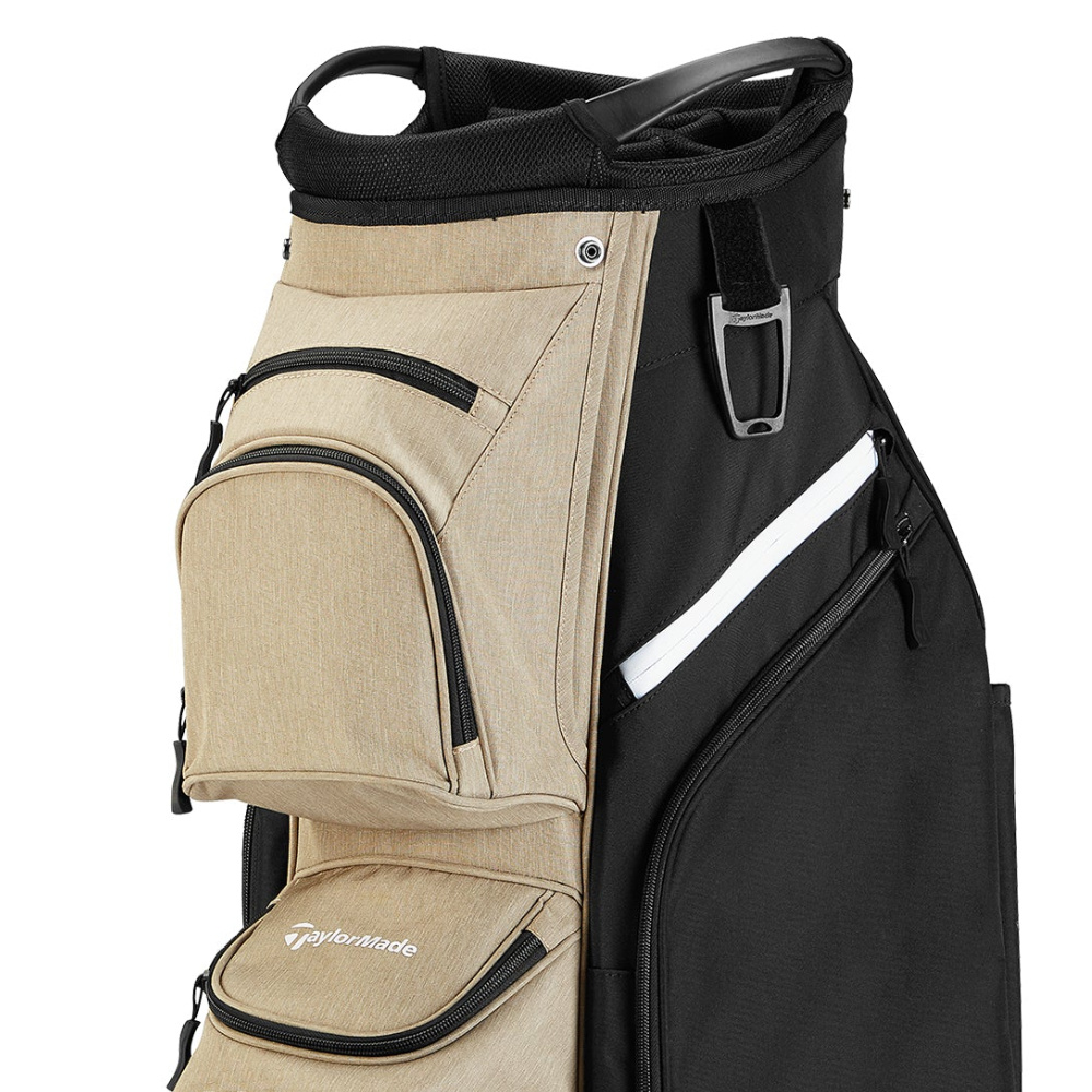 TaylorMade Cart Lite Cart Bag 2024 Black Tan GolfDriver Europe B.V
