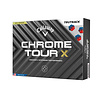 Callaway Chrome Tour X TruTrack Golfbälle 2024 - Weiß - 12 Stück