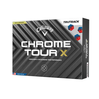 Callaway Callaway Chrome Tour X TruTrack Golfbälle 2024 - Weiß - 12 Stück
