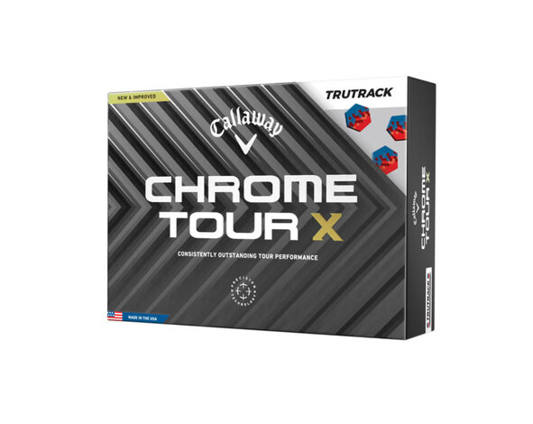 Callaway Callaway Chrome Tour X TruTrack Golf Balls 2024 - White - 12-Pack