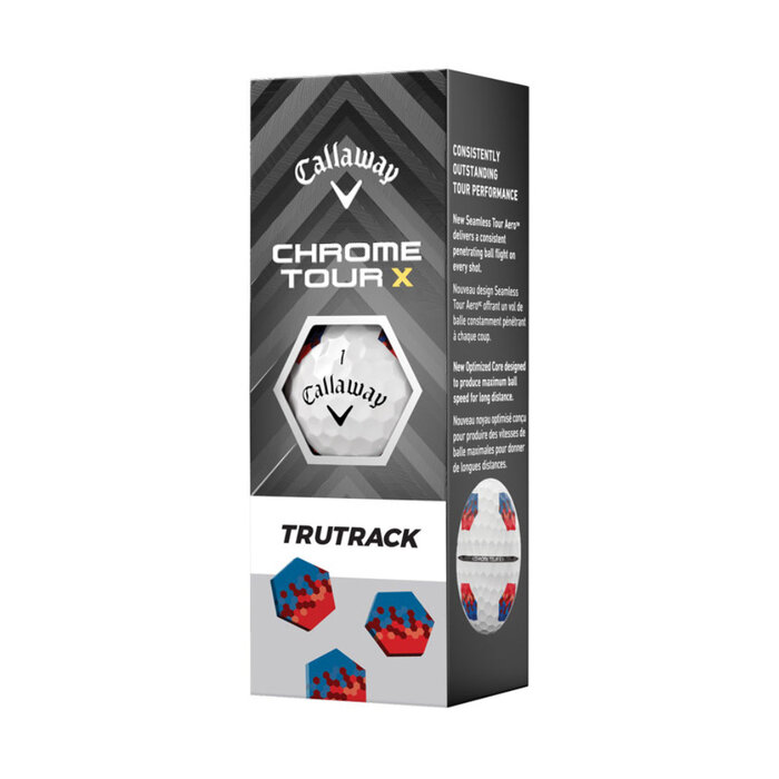 Callaway Callaway Chrome Tour X TruTrack Golfballen 2024 - Wit - 12 Stuks