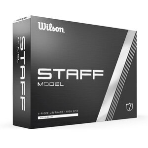 Wilson Wilson Staff Model Golfballen 2024 - Wit - 12 Stuks Wilson Wilson Staff Model Golfballen 2024 - Wit - 12 Stuks