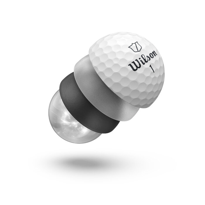 Wilson Wilson Staff Model Golfballen 2024 - Wit - 12 Stuks