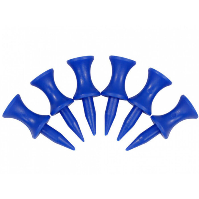 Longridge Plastic Castle Tees 17 mm (20 pack) - Blue