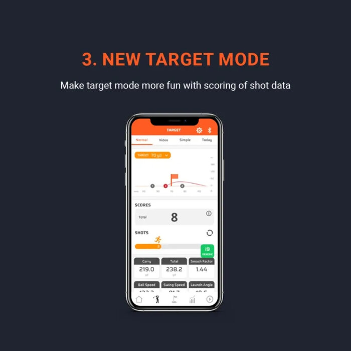 Voice Caddie Swing Caddie SC300i Launch Monitor Incl. Afstandsbediening