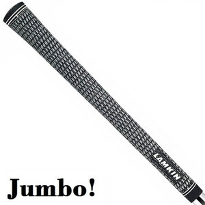 Lamkin Lamkin Crossline JUMBO SIZE Grip - Black White Lamkin Lamkin Crossline JUMBO SIZE Grip - Black White