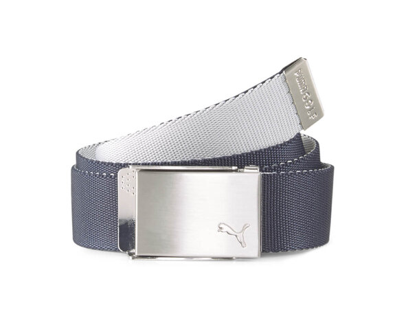 Puma Puma Reversible Web Belt Broekriem - Blauw Grijs