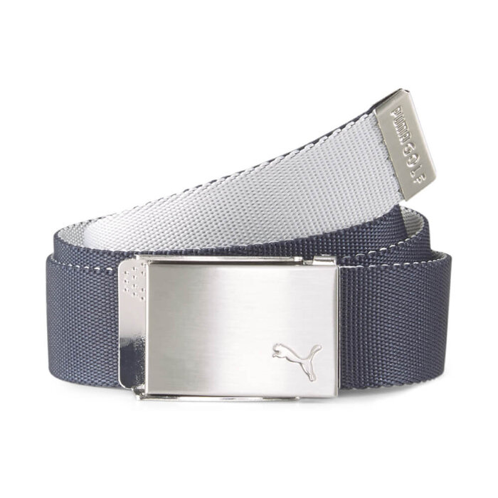 Puma Puma Reversible Web Belt Broekriem - Blauw Grijs