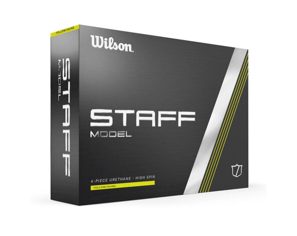 Wilson Wilson Staff Model Golfballen 2024 - Geel - 12 Stuks