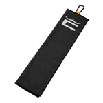 Cobra Microfiber Tri-Fold Golf Towel - Black