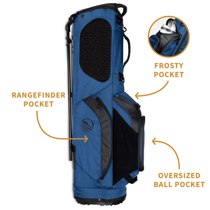 Sunday Golf Sunday Golf Ryder Standbag - Blauw