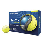 TaylorMade TP5 Golfballen 2024 - Geel | Bedrukt