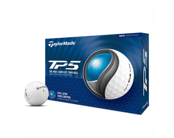 TaylorMade TaylorMade TP5 Golfballen 2024 - Wit | Bedrukt