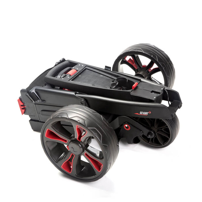 GoKart GoKart MK2 Automatic Elektrische Golftrolley - Zwart Rood