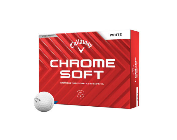 Callaway Callaway Chrome Soft Golf Balls 2024 - White | Printed