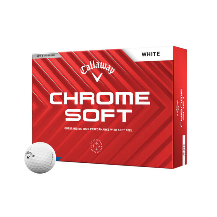 Callaway Callaway Chrome Soft Golf Balls 2024 - White | Printed