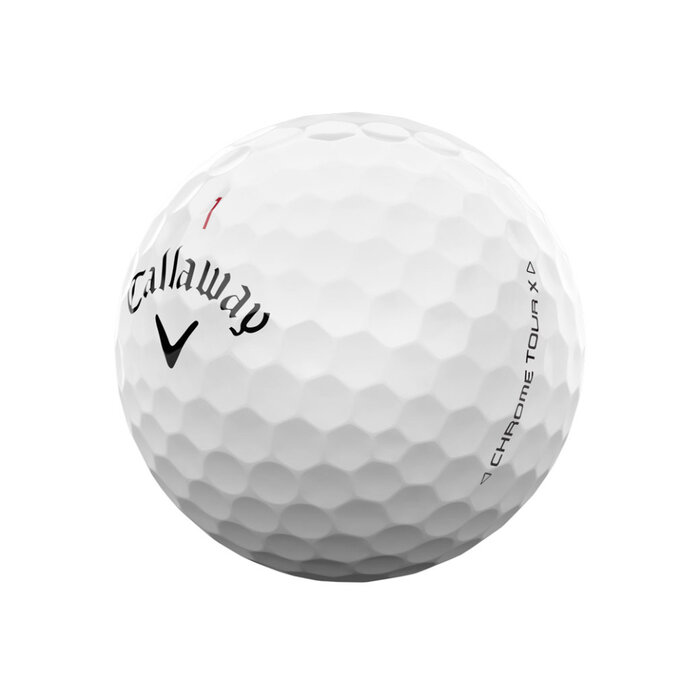 Callaway Callaway Chrome Tour X Golfballen 2024 - Wit | Bedrukt