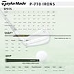 TaylorMade TaylorMade P-770 Forged Hierros 4-PW 2024 (varilla de acero)