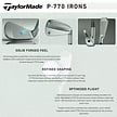 TaylorMade TaylorMade P-770 Forged Hierros 4-PW 2024 (varilla de acero)