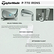 TaylorMade TaylorMade P-770 Forged IJzers 4-PW 2024 (steel shaft)
