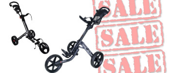 SALE golf trolleys on GolfDriver.nl