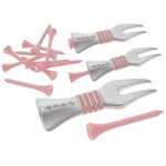 Legend Giftpack Pitchfork Met 10 Tees - Roze