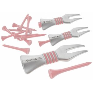 Legend Legend Gift Pack Pitchfork With 10 Tees - Pink Legend Legend Gift Pack Pitchfork With 10 Tees - Pink