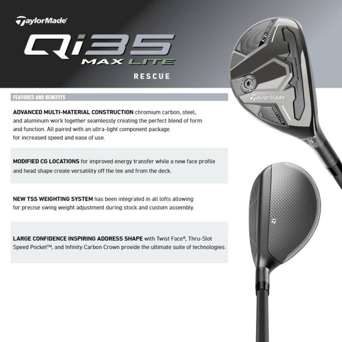 TaylorMade TaylorMade Qi35 Max Lite Ladies Hybrid 2025