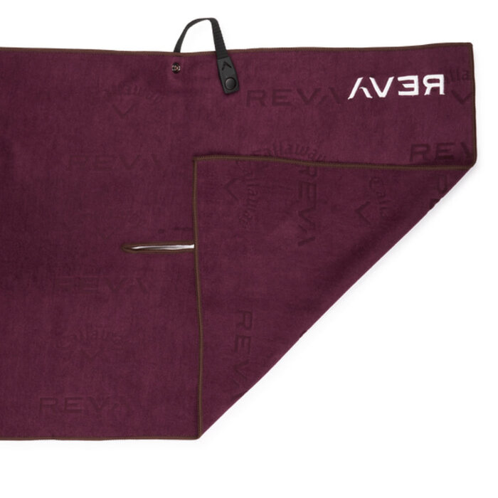 Callaway Callaway Microfiber Outperform Reva Eggplant Golfhanddoek - Paars