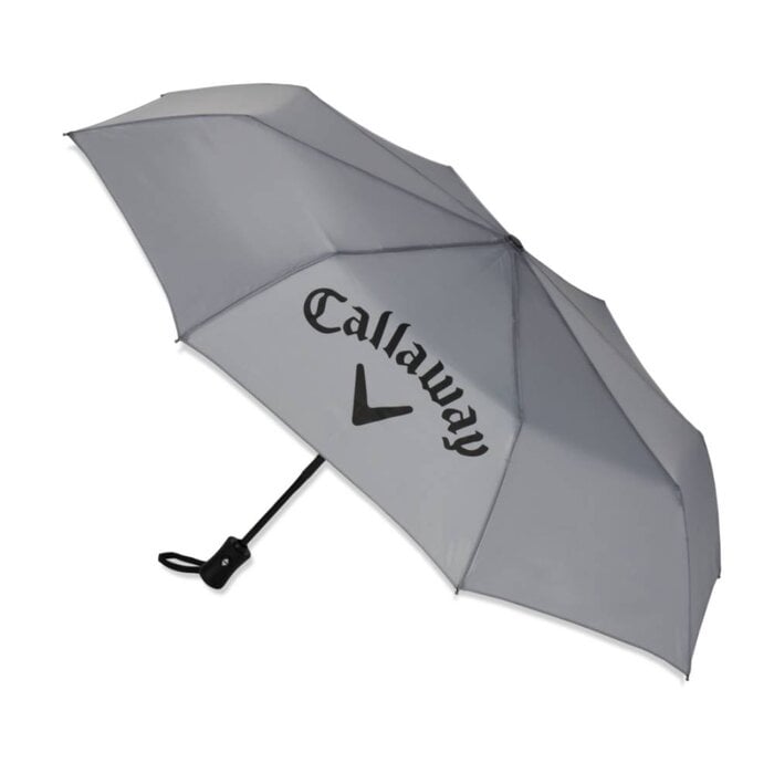 Callaway Callaway Paraguas de Golf Plegable de 43 Pulgadas de Una Sola Cúpula - Gris Negro