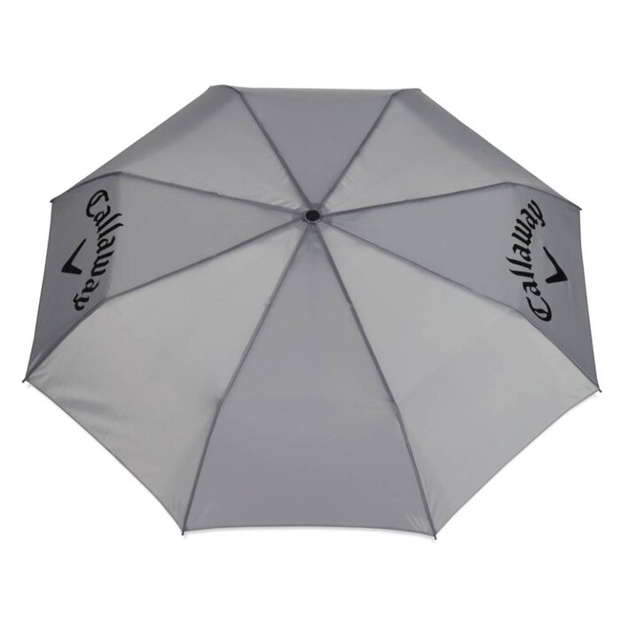 Callaway Callaway Paraguas de Golf Plegable de 43 Pulgadas de Una Sola Cúpula - Gris Negro