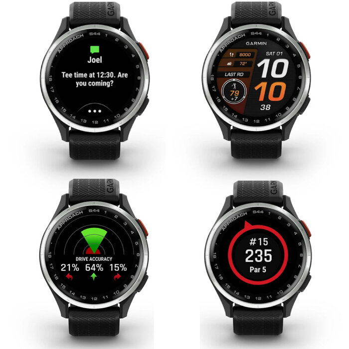 Garmin Garmin Approach S44 Premium GPS Golfuhr 2025 - Schwarz